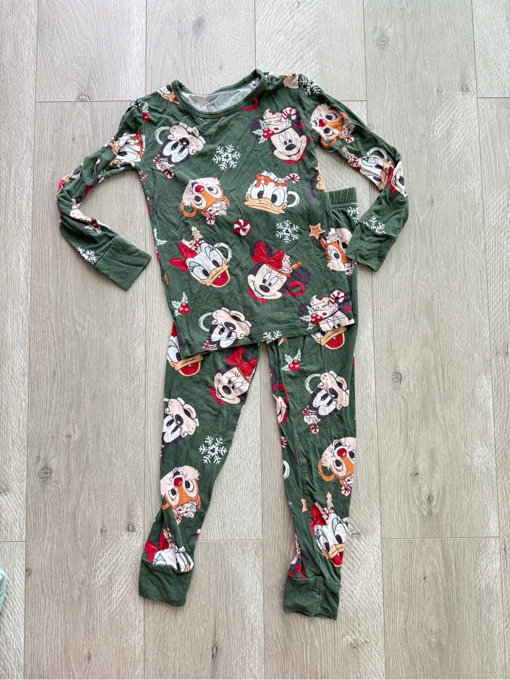 Magical Little Babes Pajamas Mickey Christmas 3T